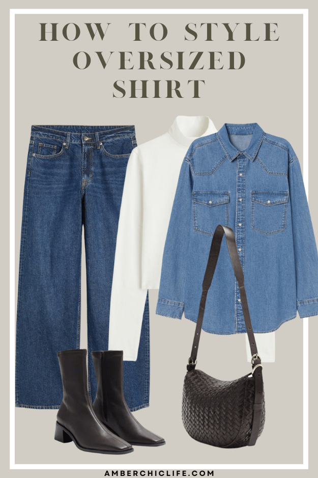 how to style an oversized shirt