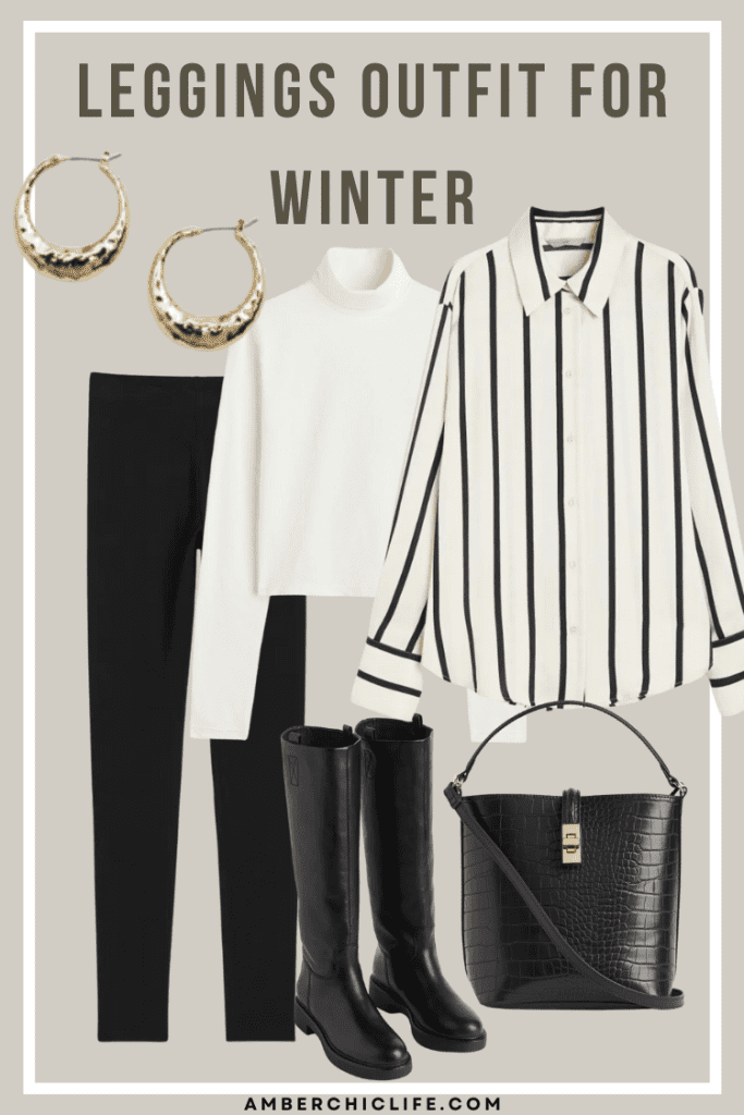 How to style leggings in winter