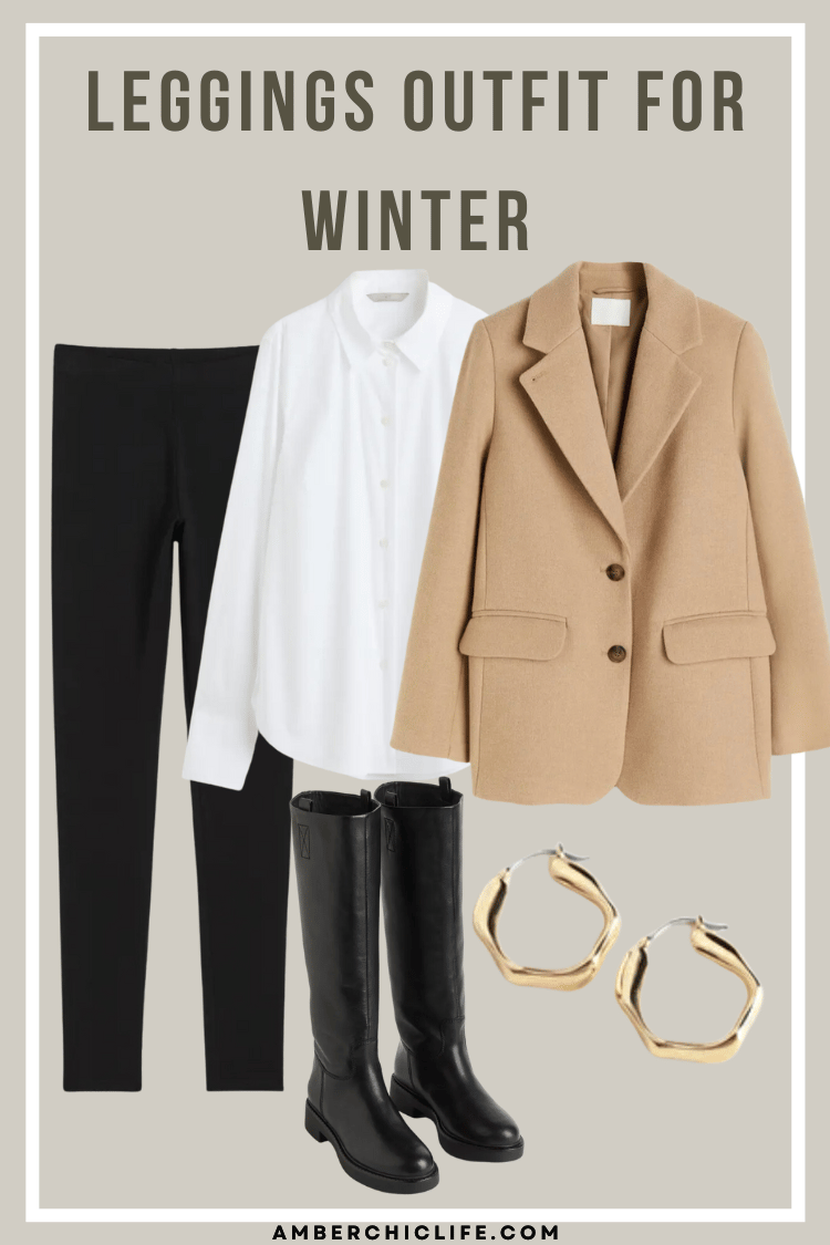 10+ Winter Outfits With Leggings and Boots to Wear Right Now