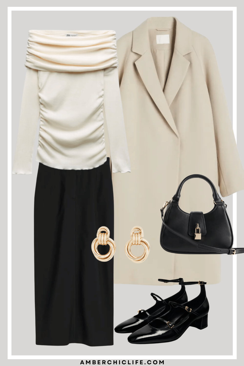 How to Style Long Black Pencil Skirt Outfit in 2024
