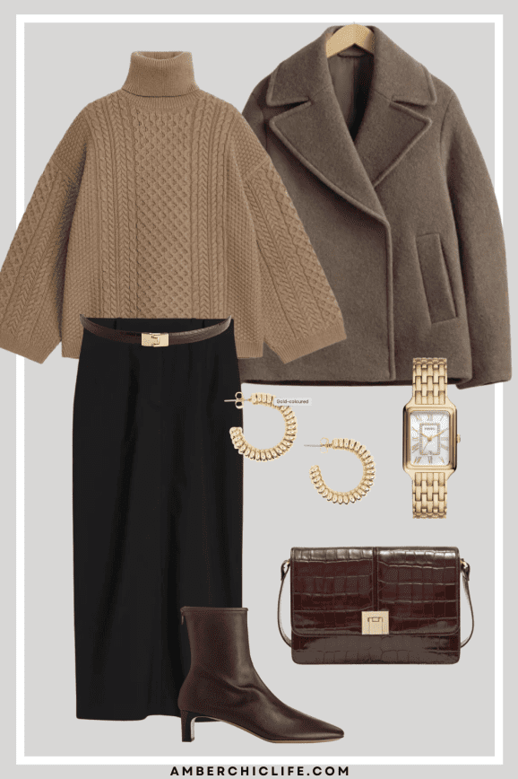 How to Style Long Black Pencil Skirt Outfit in 2024