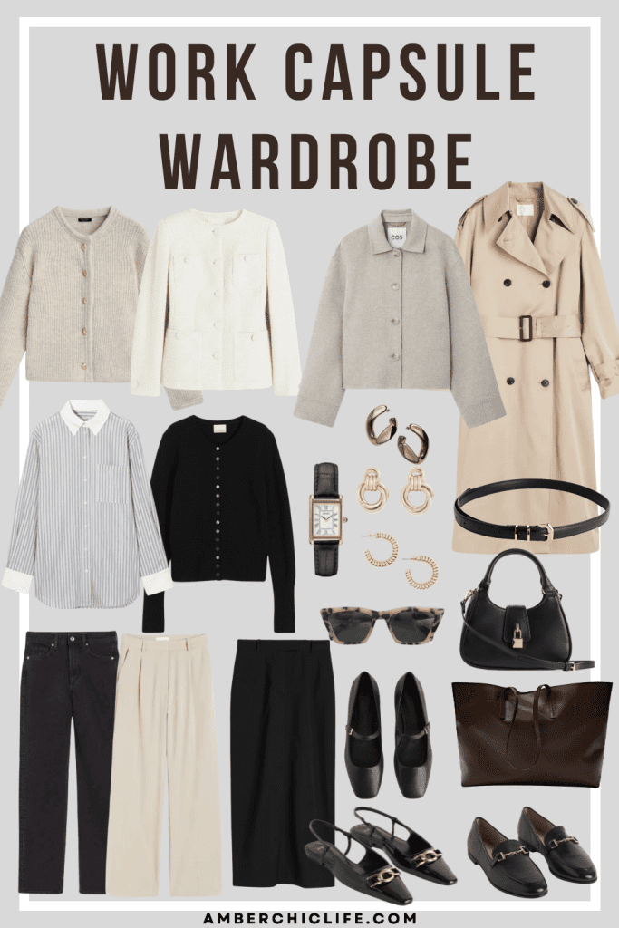 How to Create Best Work Capsule Wardrobe for 2024 - Amber Chic Life