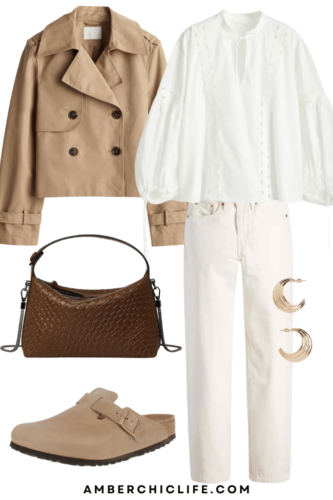 white jeans outfit 2024
