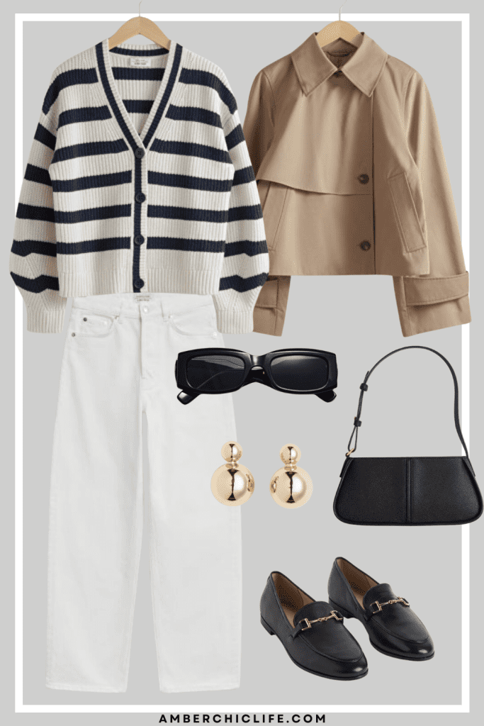 Trendy white jeans outfits ideas  how to wear white jeans 2024