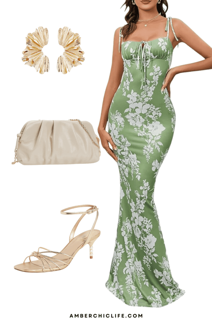spring wedding guest outfit