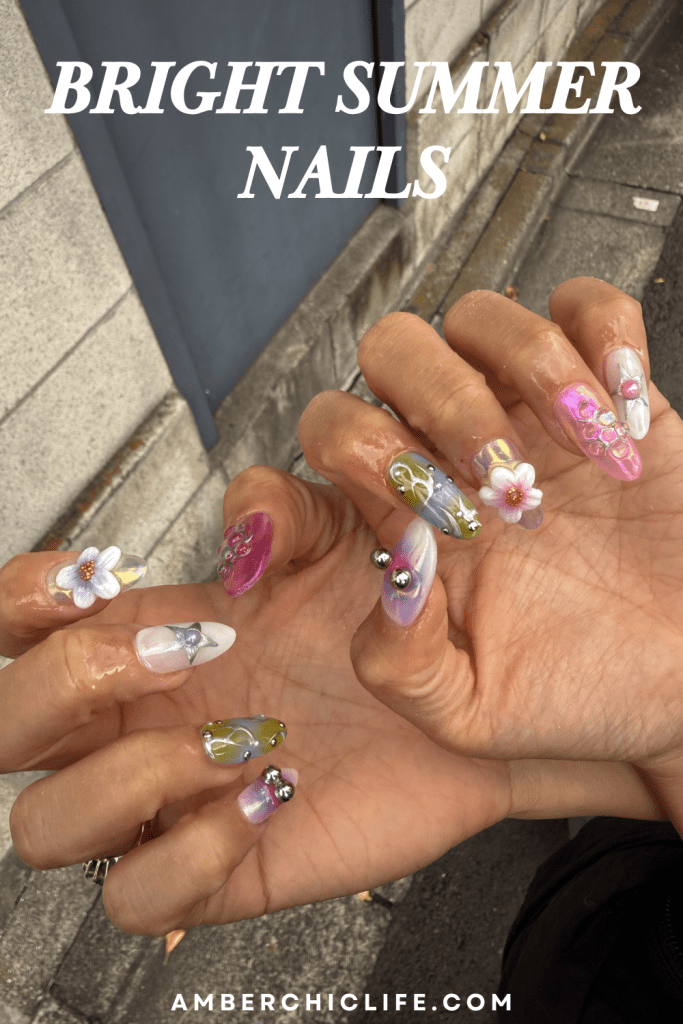 bright summer nails