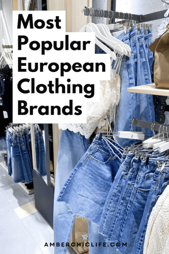 european clothing brands