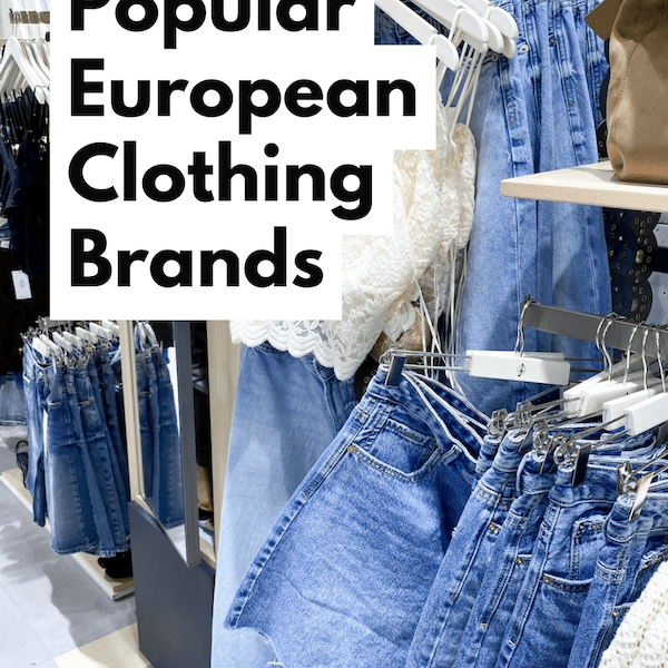 european clothing brands