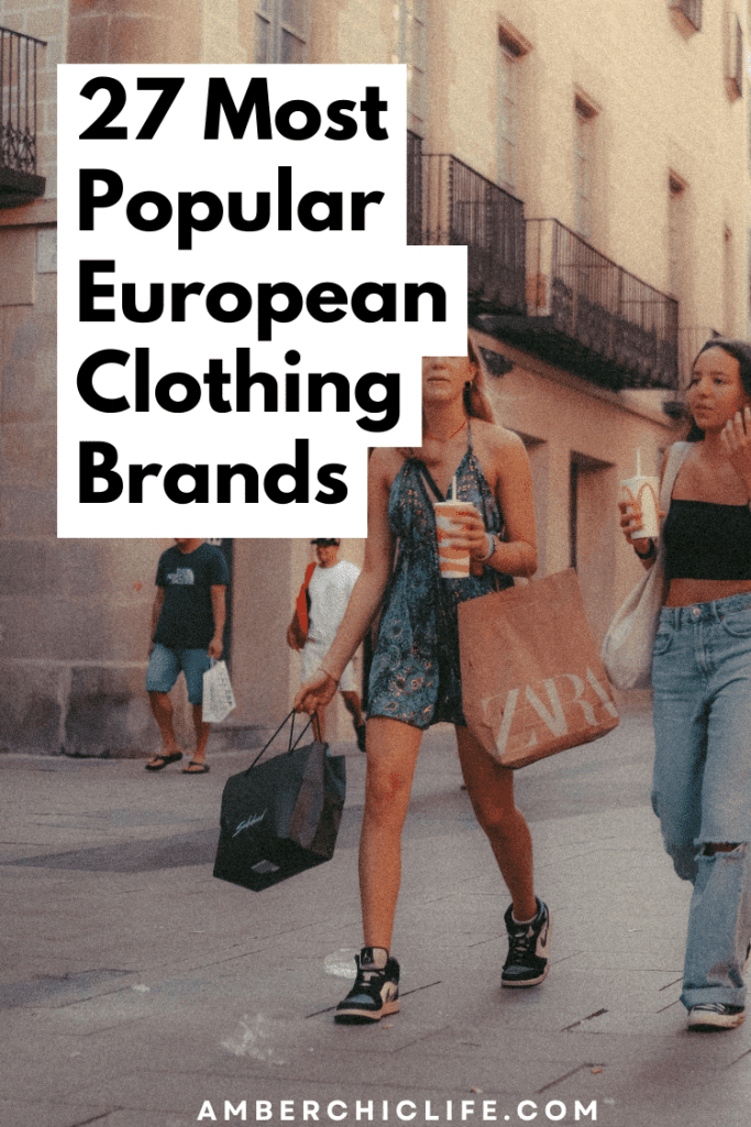 european clothing brands