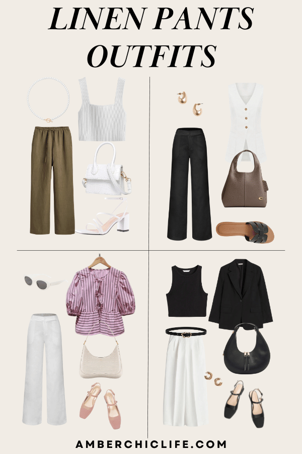 10+ Versatile Linen Pants Outfit Ideas for Summer - Amber Chic Life