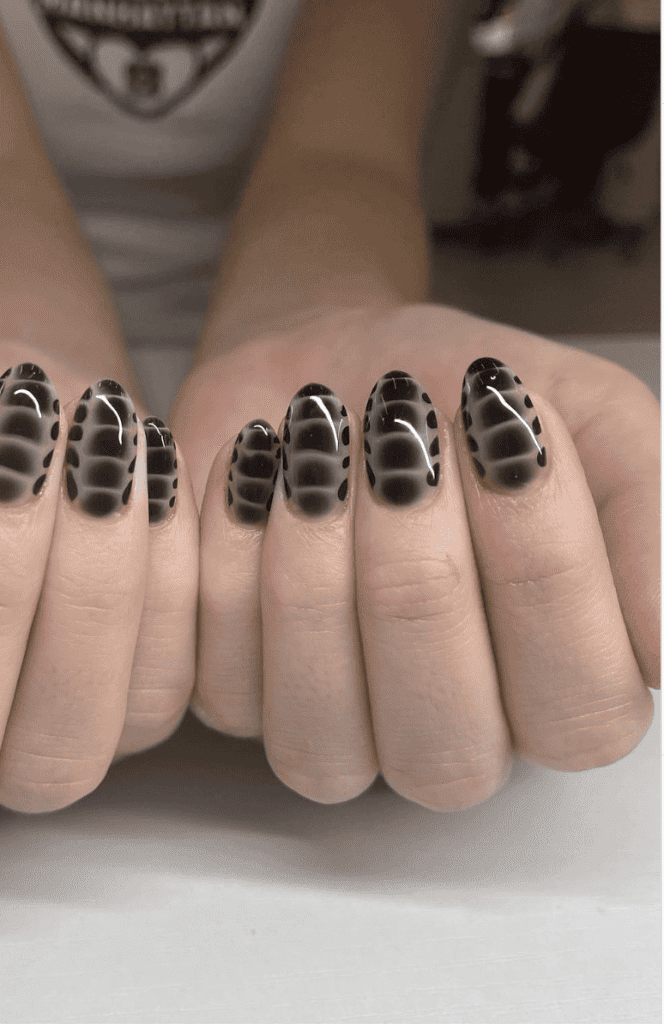 snake skin nails