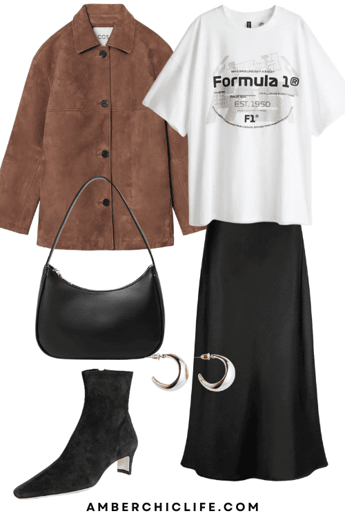 suede leather jacket outfit