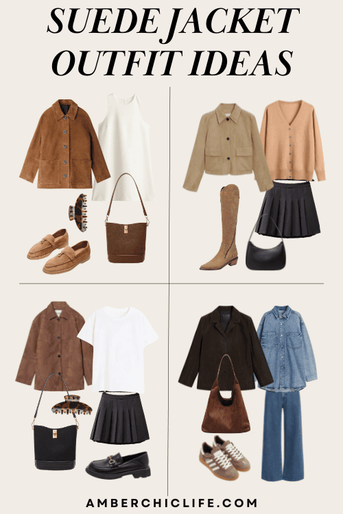 suede jacket outfit ideas