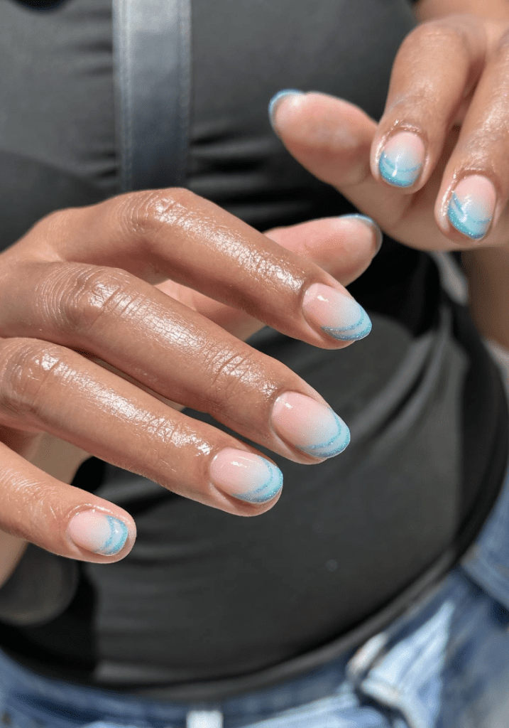 blue nail design ideas