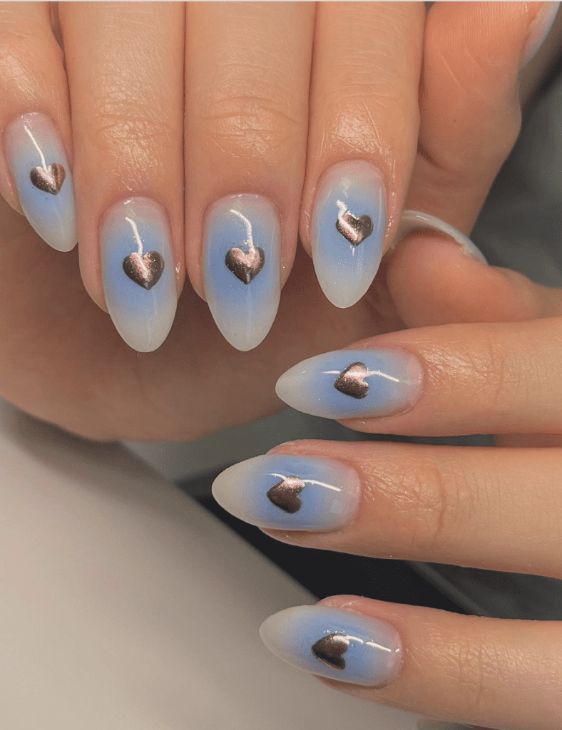 blue nail designs