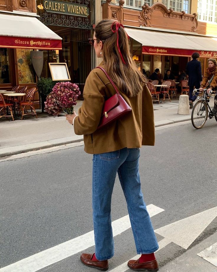 brown loafers outfit