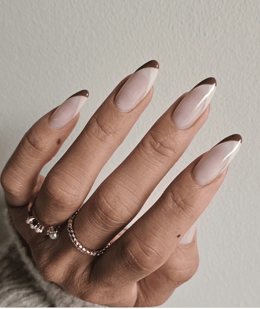 neutral winter nail