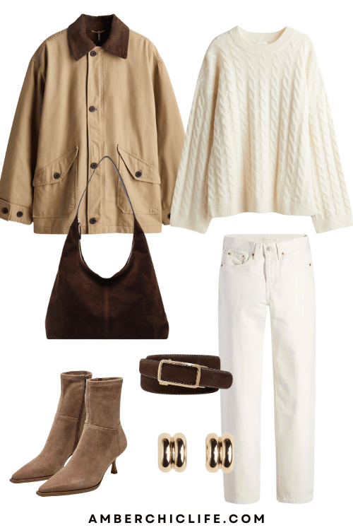 barn jacket outfit