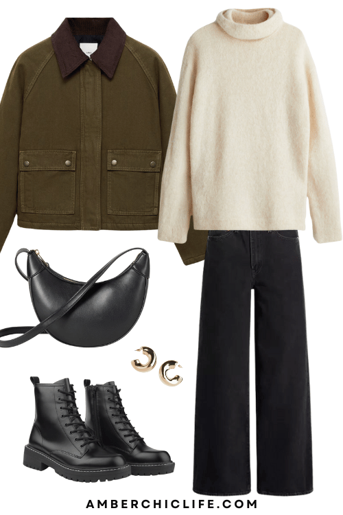 workwear jacket outfit styling