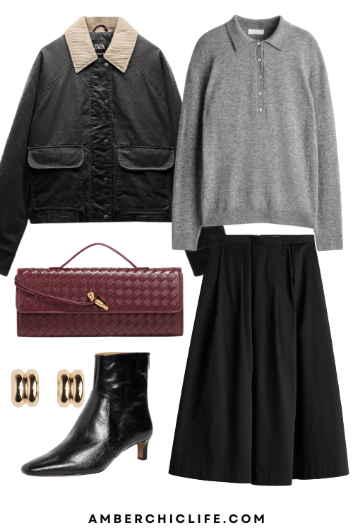 winter outfit styling