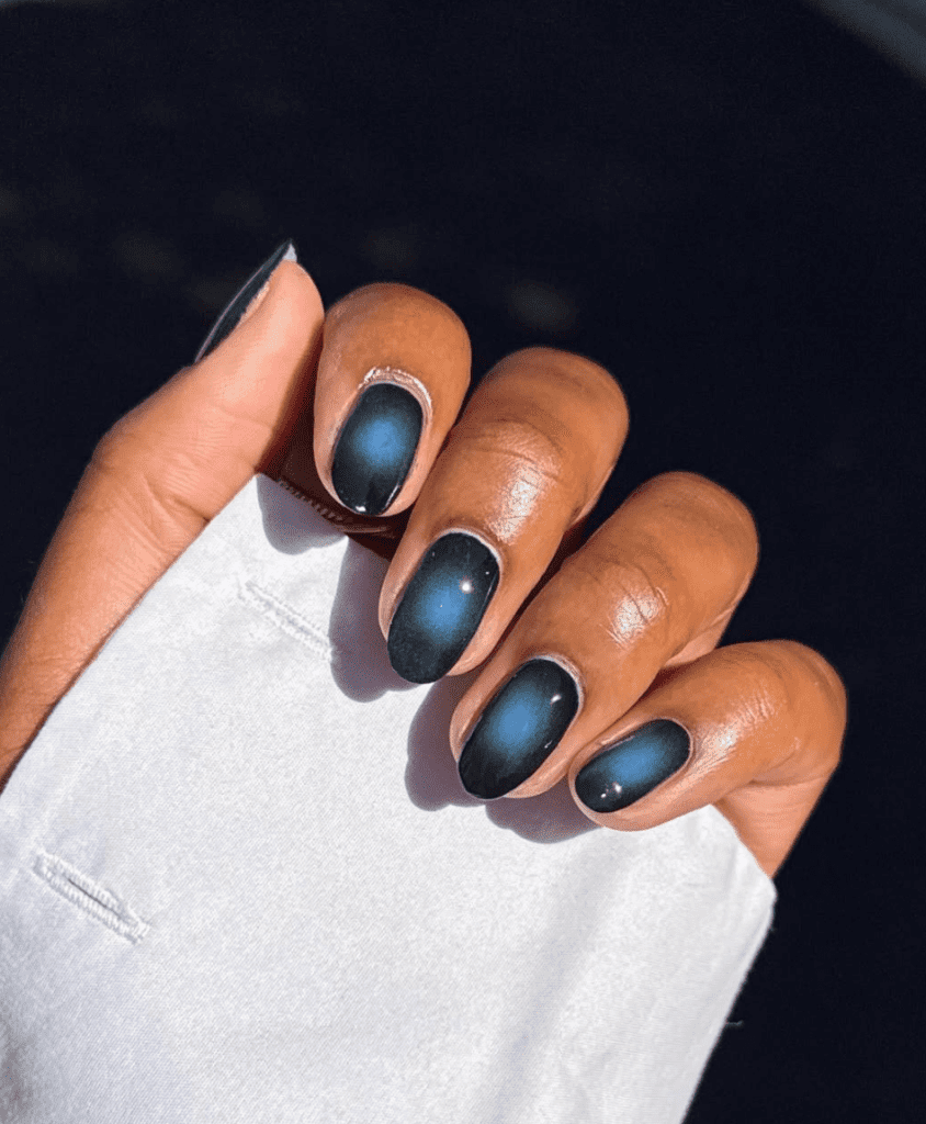 dark aura nails