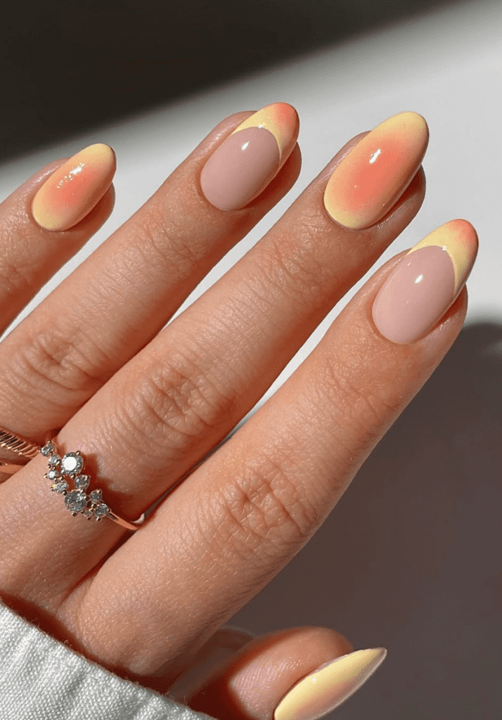 accent aura nails