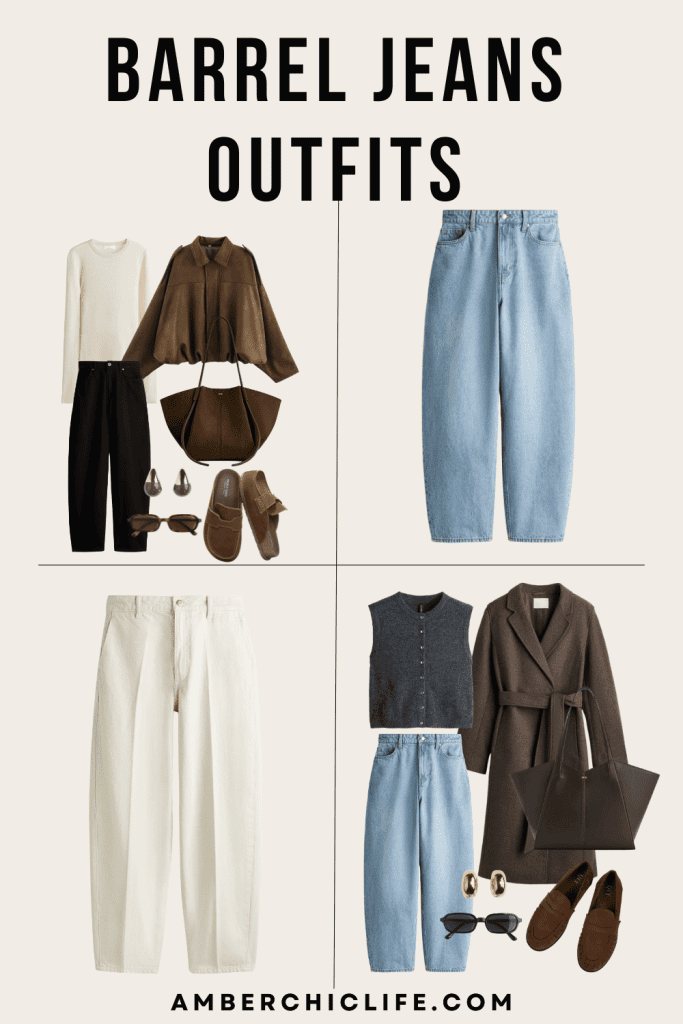 barrel jeans outfits